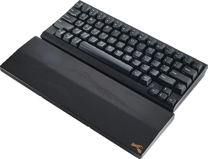 Glorious PC Compact Wooden Wrist Rest Onyx