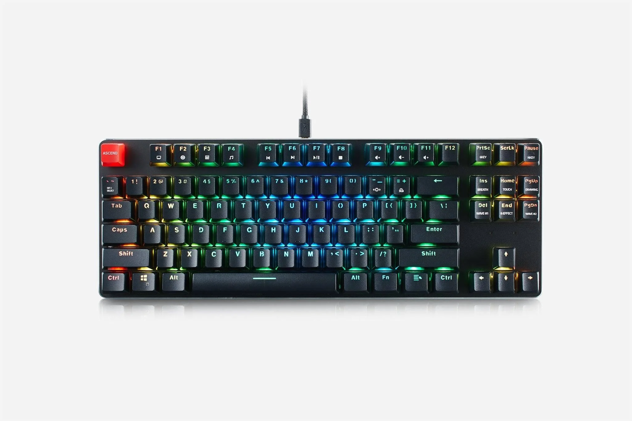 Glorious PC GMMK TKL RGB Double Shot ABS Mechanical Keyboard Gateron Brown