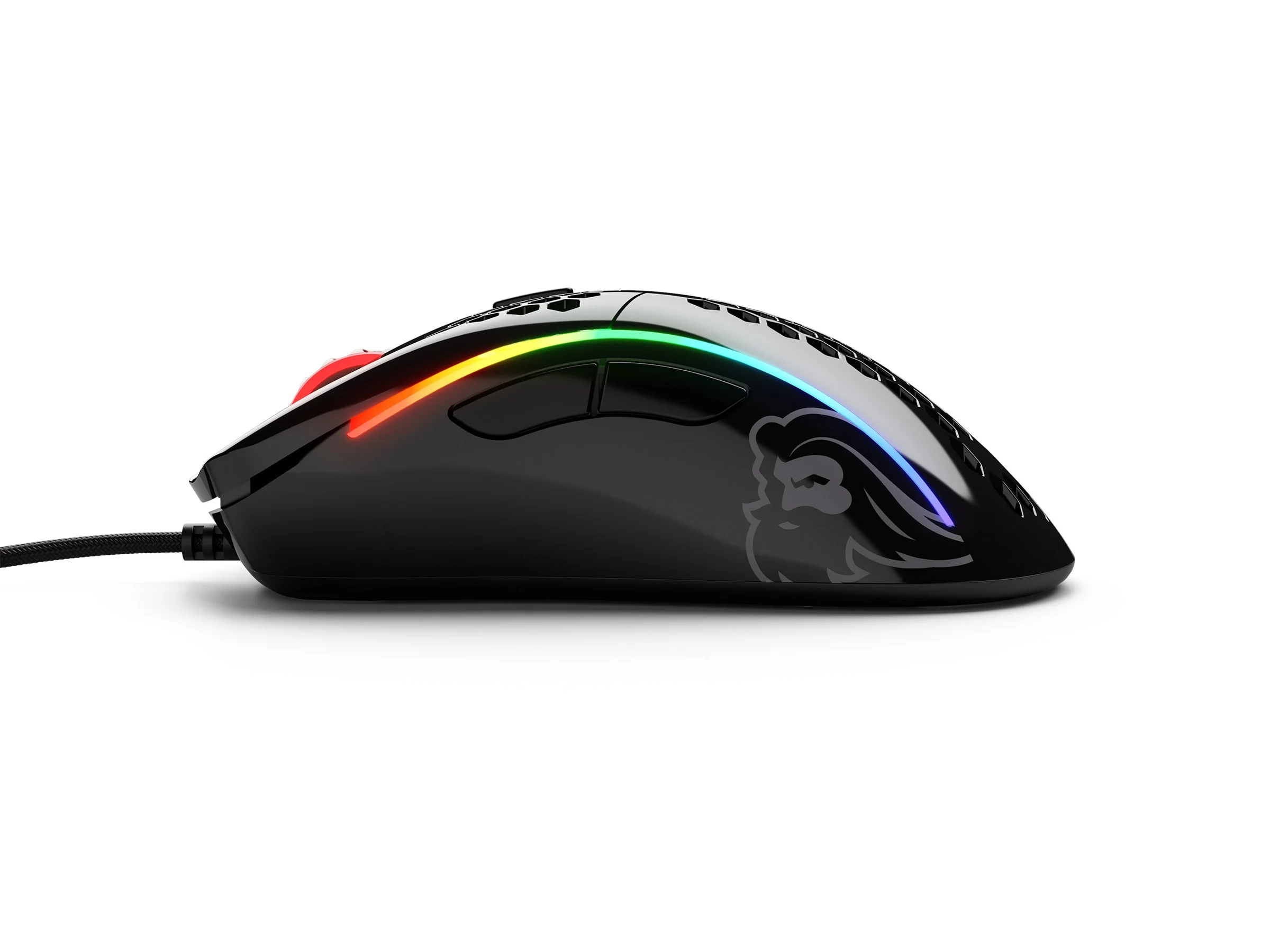 Glorious PC Model D Glossy Black RGB Wired Mouse - Image 4