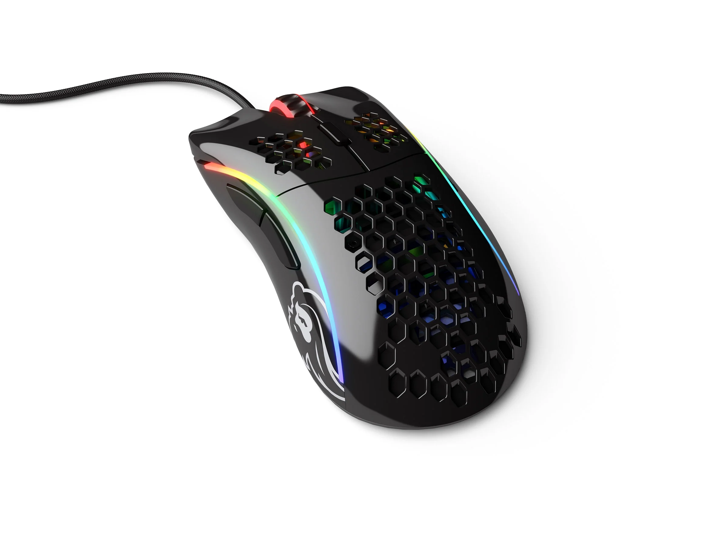 Glorious PC Model D Glossy Black RGB Wired Mouse - Image 6