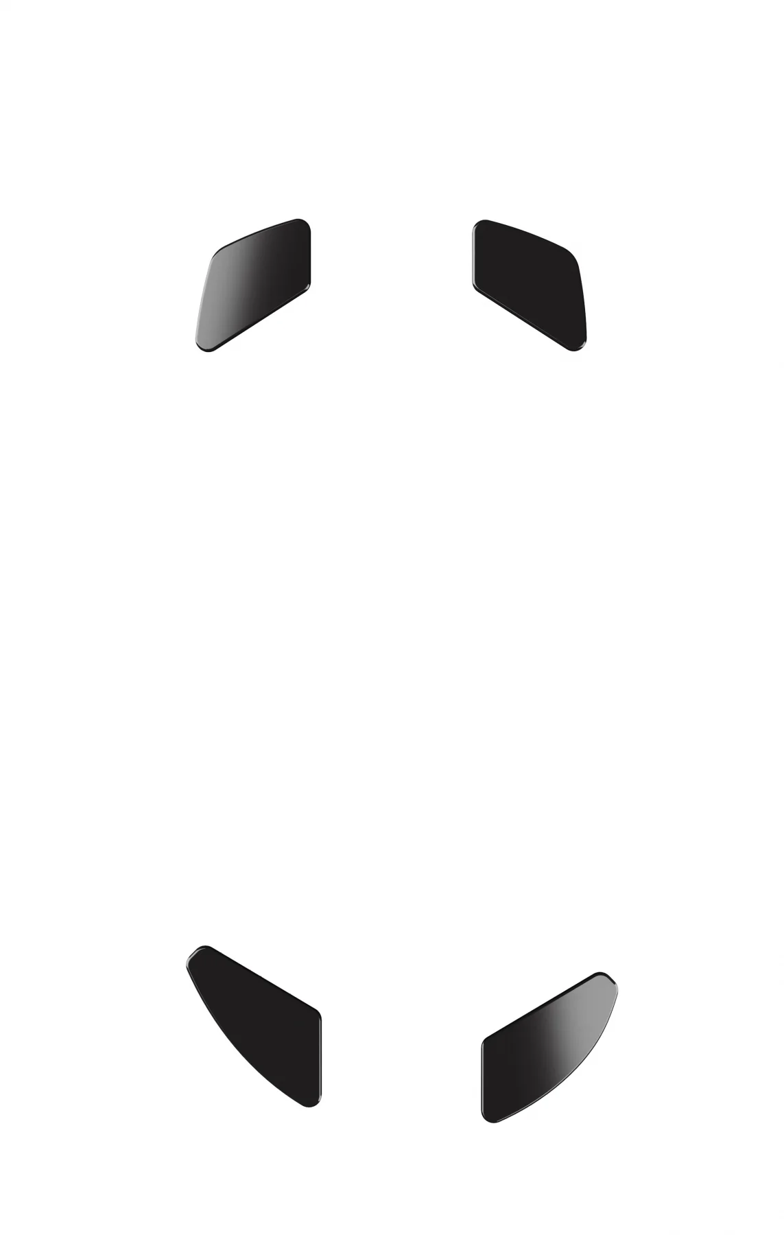 Glorious PC Model D Minus G-Float Ceramic Mouse Feet