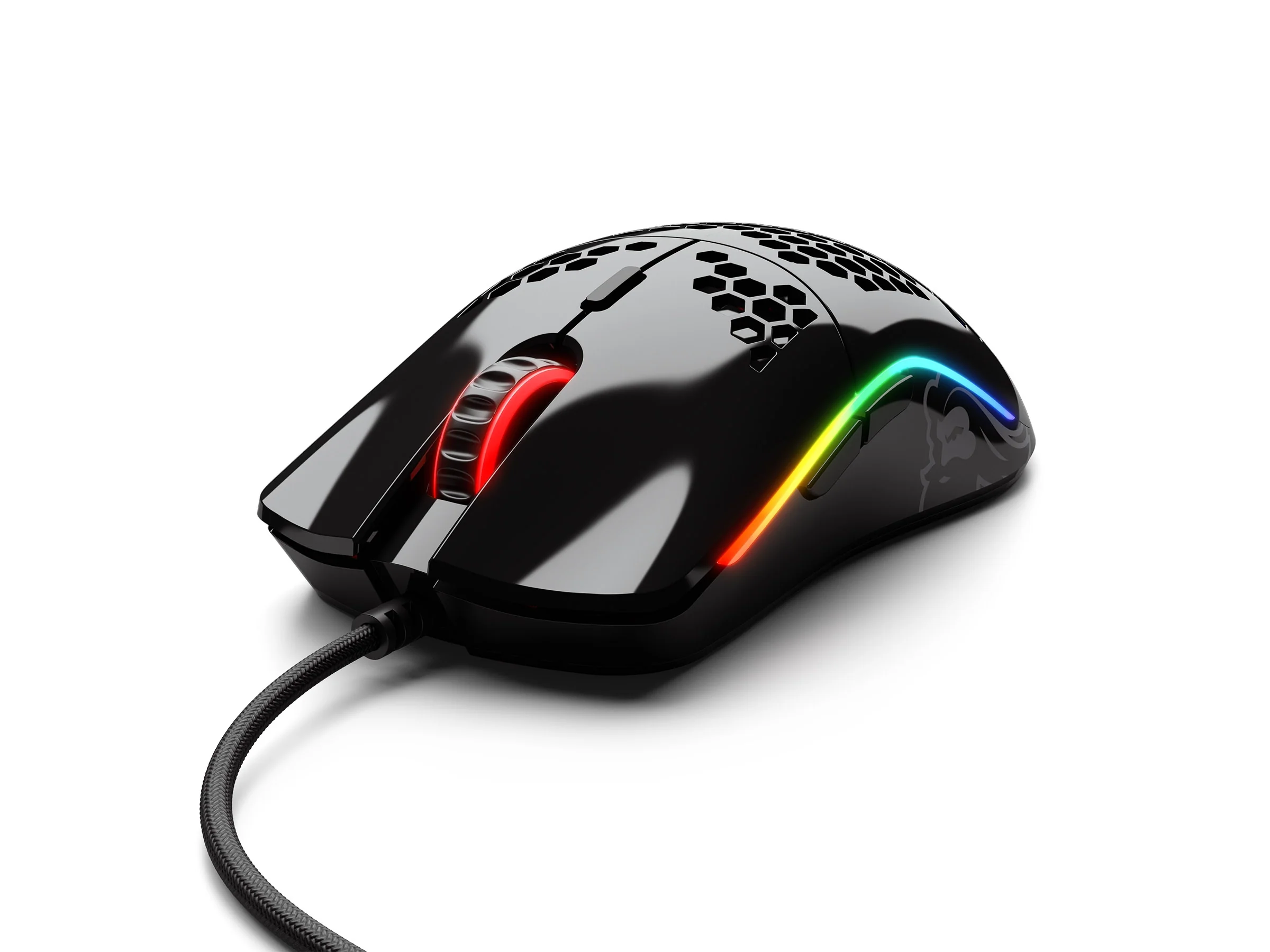 Glorious PC Model O Glossy Black RGB Wired Mouse - Image 3