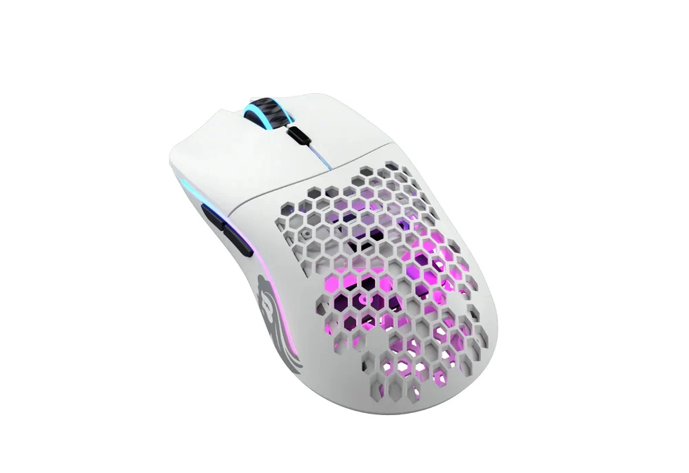 Glorious PC Model O Minus Matte White RGB Wireless Mouse - Image 3