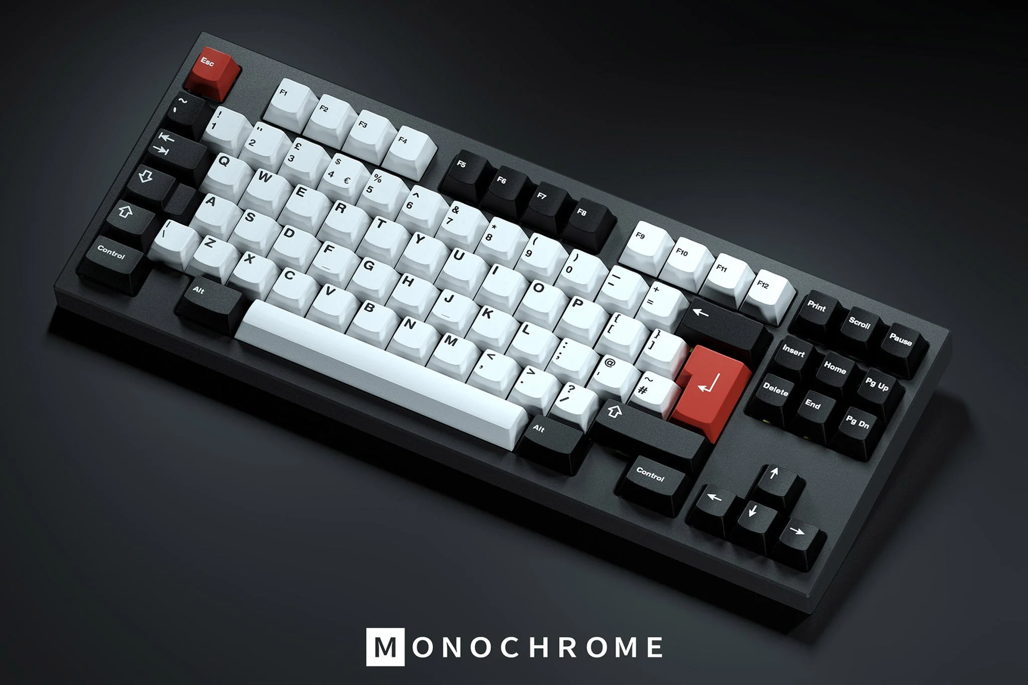 GMK Monochrome R2 Double Shot ABS Keycap Set - Image 4