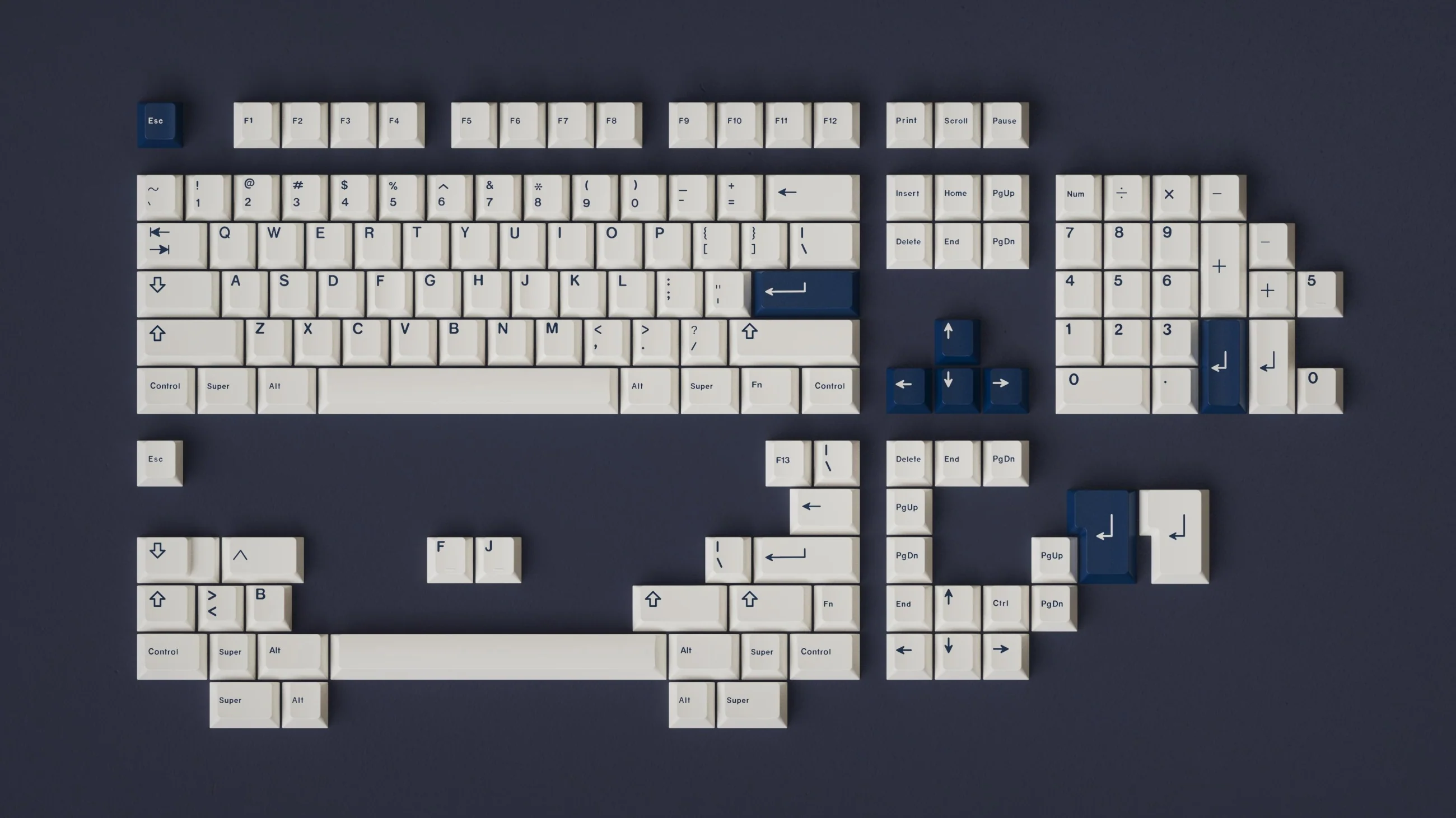 GMK Seafarer Cherry Profile Double Shot ABS Keycap Set