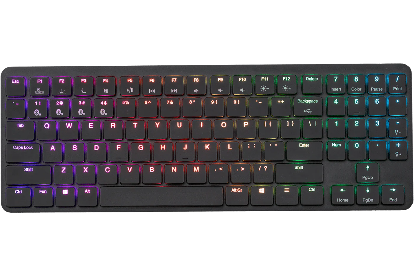 Hexgears X-1 Aluminum TKL Bluetooth RGB Low Profile Mechanical Keyboard
