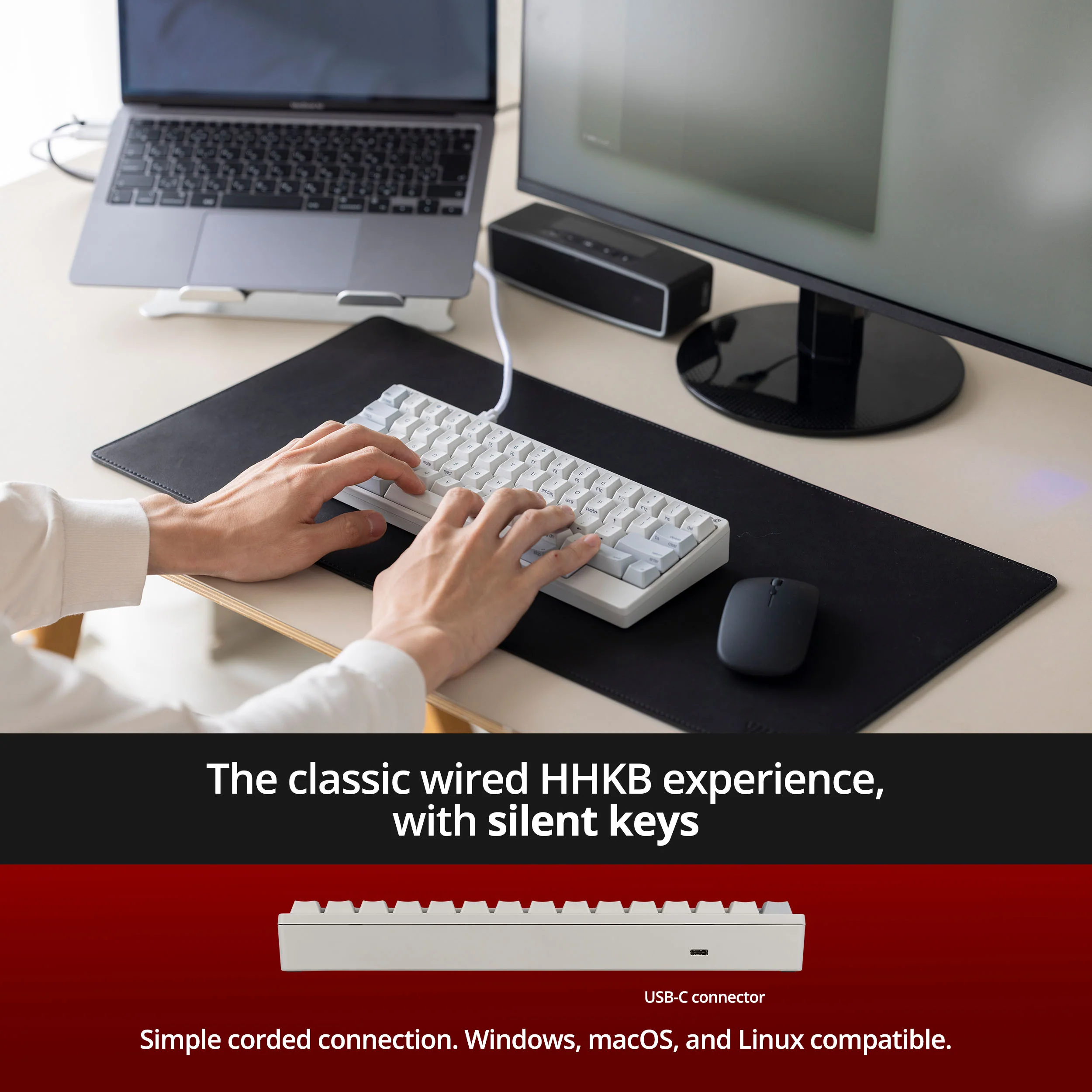 HHKB Classic Type-S Topre Silent 45g 60% PBT Mechanical Keyboard - Image 4