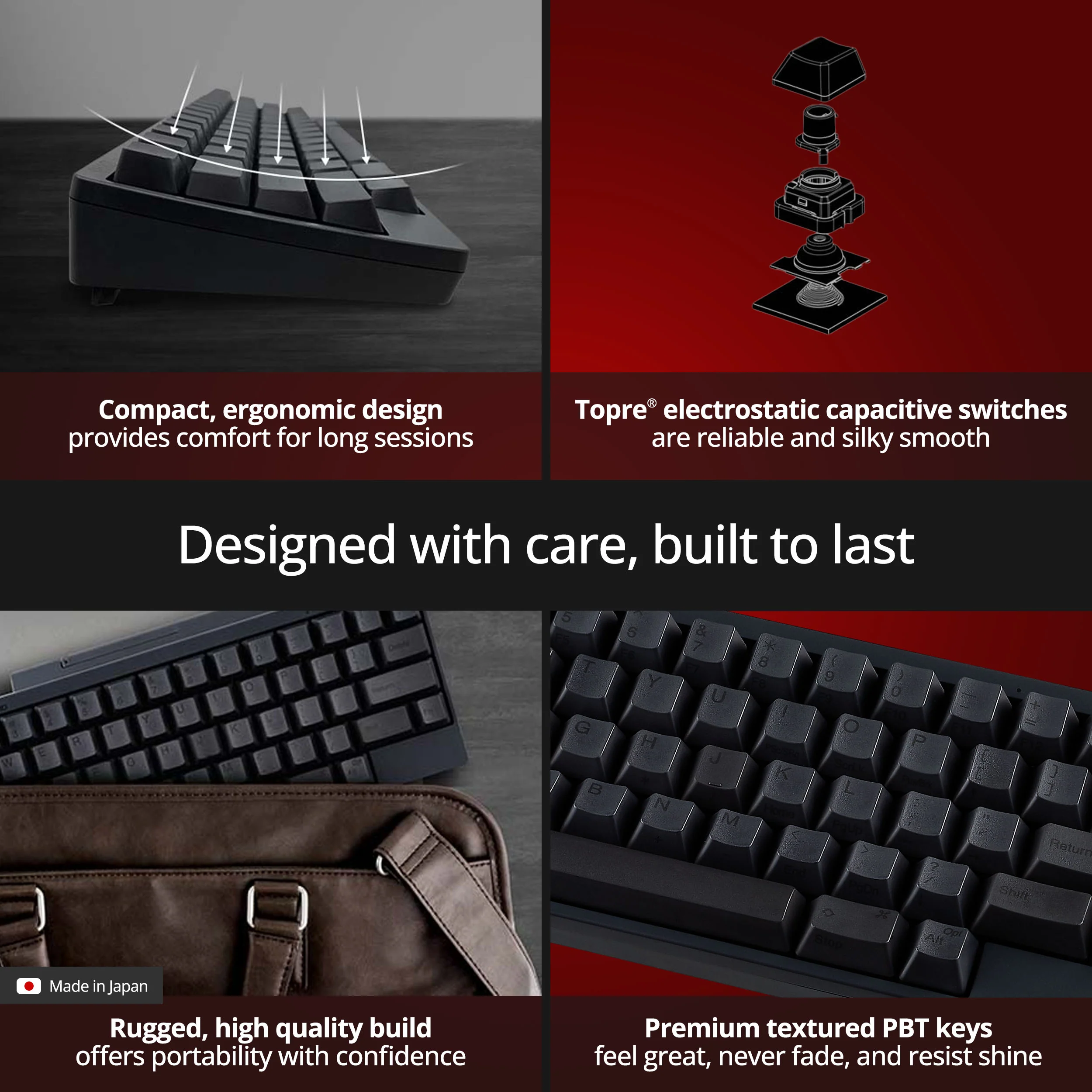 HHKB Hybrid Topre 45g 60% Bluetooth PBT Mechanical Keyboard - Image 5