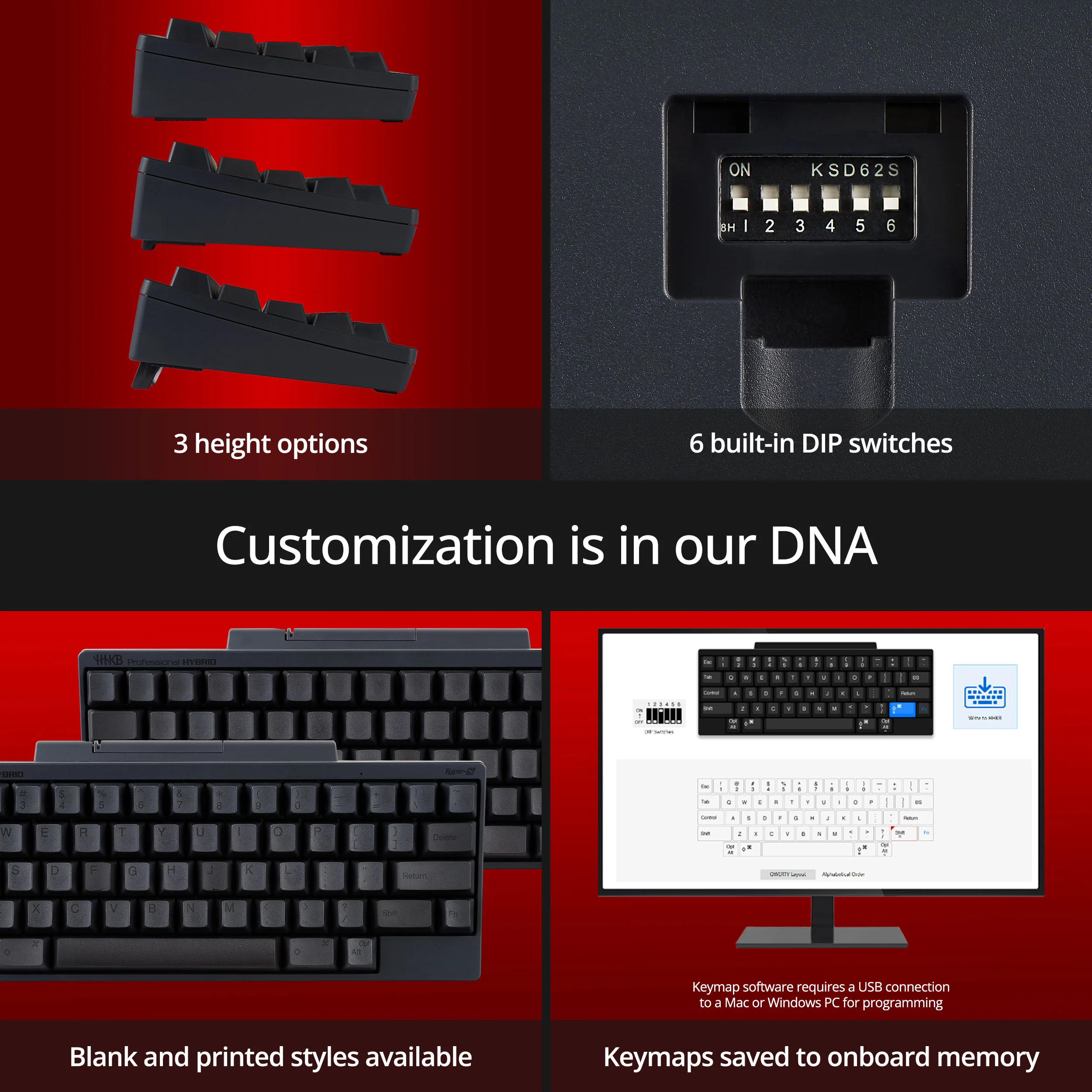 HHKB Hybrid Type-S Topre Silent 45g Keyboard - Image 6