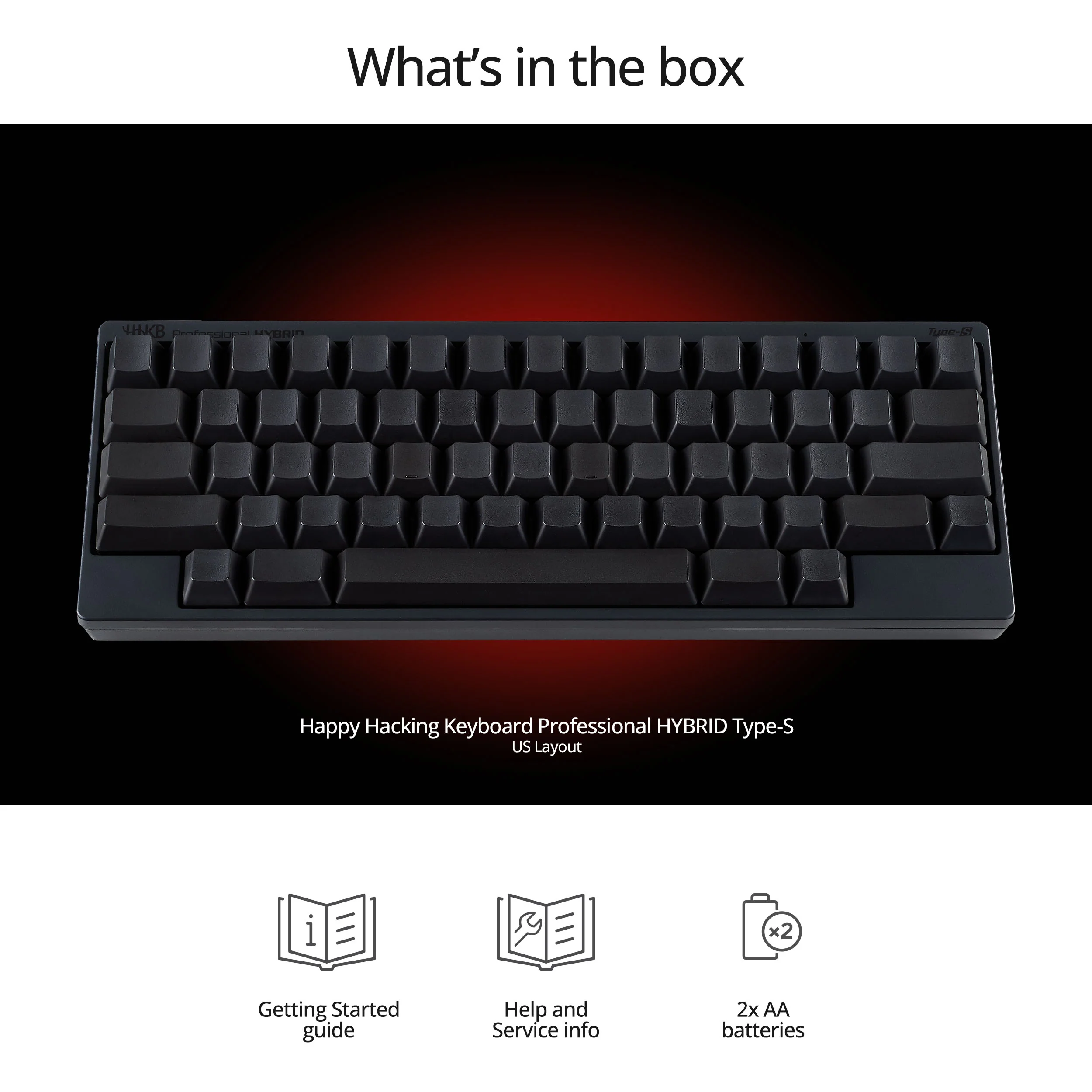 HHKB Hybrid Type-S Topre Silent 45g Keyboard - Image 8