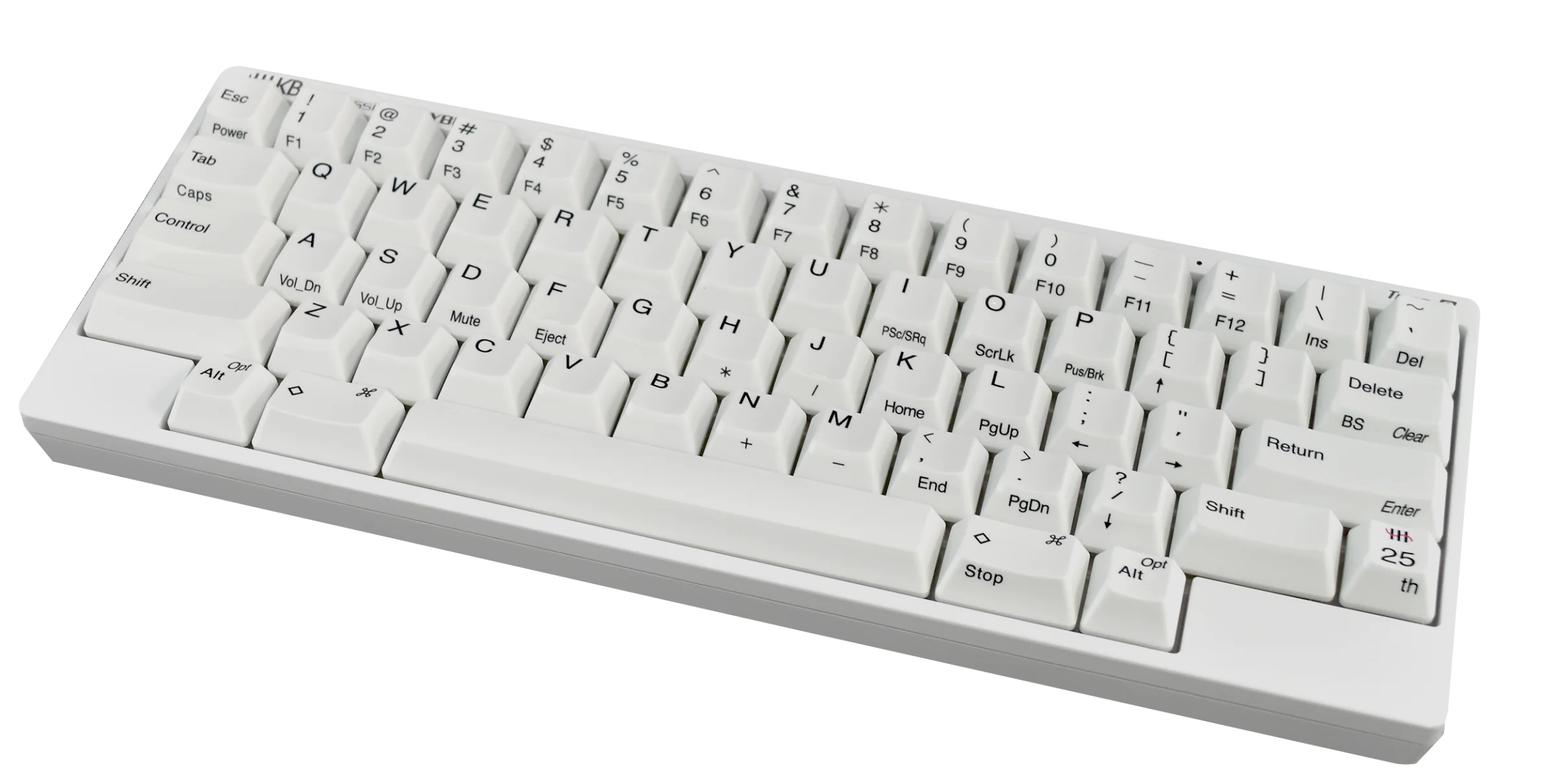 HHKB Hybrid Type-S SNOW 25th Anniversary Edition 60% Dye Sub PBT Mechanical Keyboard - Image 4