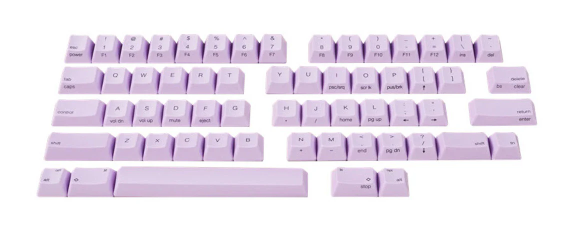 HHKB Wisteria 60 Key PBT Topre Keycap Set - Image 6