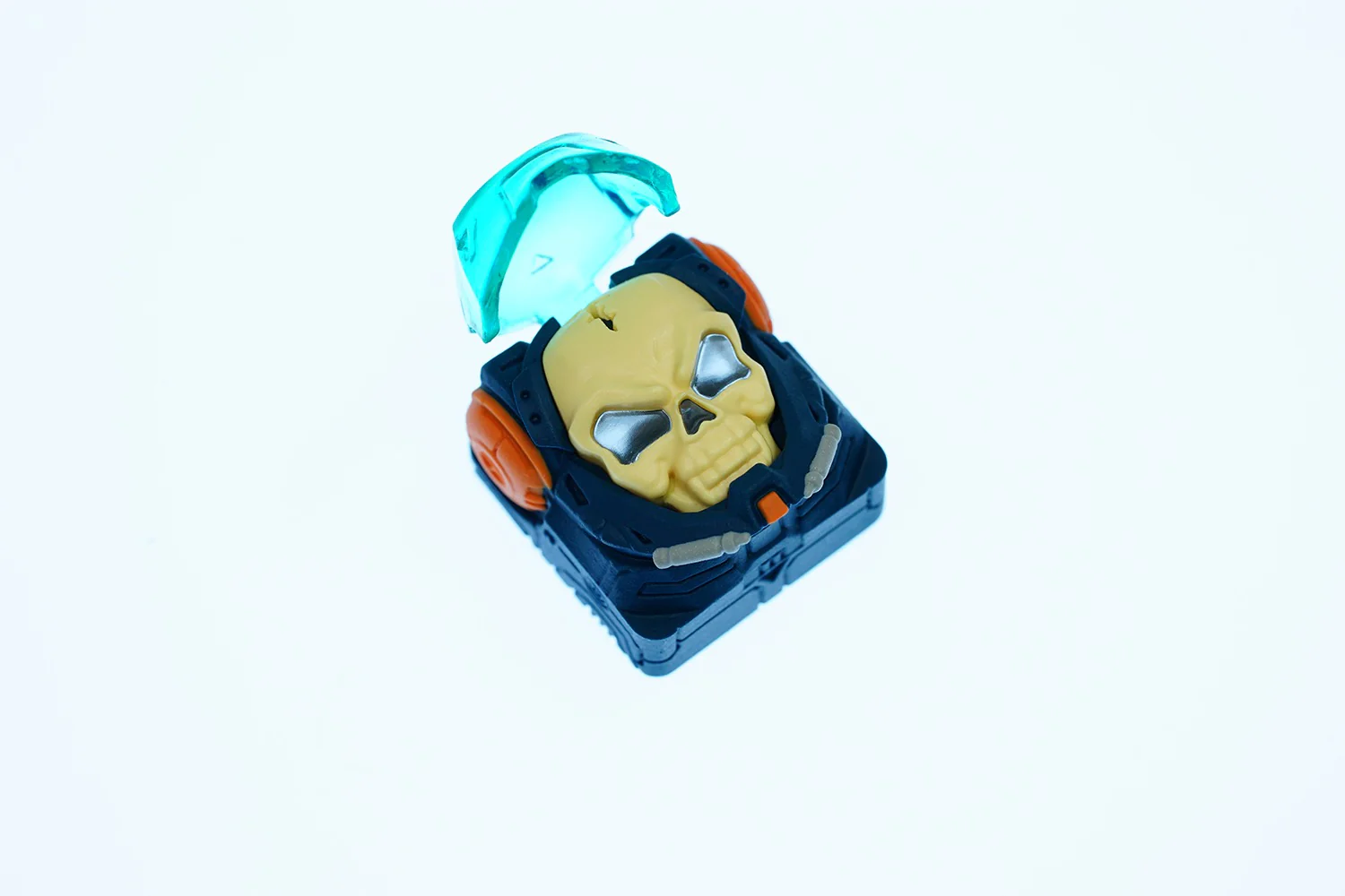 Hot Keys Project HKP Astronskull Navy / Orange Artisan Keycap