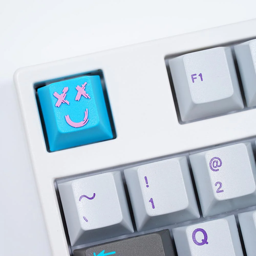 Hot Keys Project HKP Bucket Head Blue Artisan Keycap - Image 3