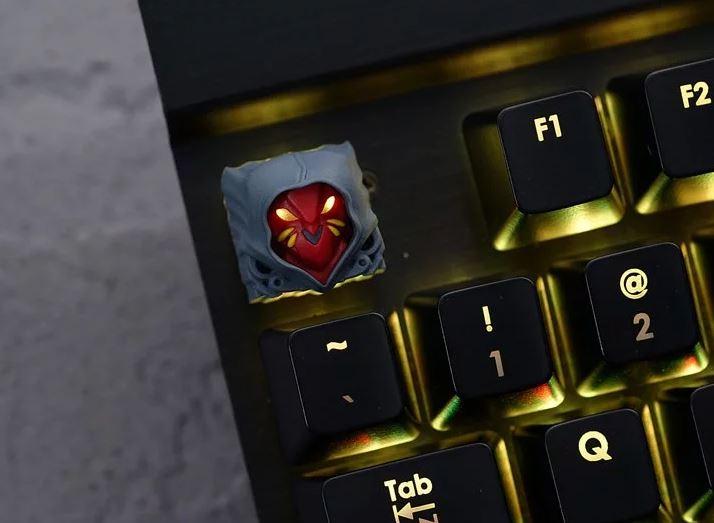 Hot Keys Project HKP Dead Man Red Face Artisan Keycap - Image 2