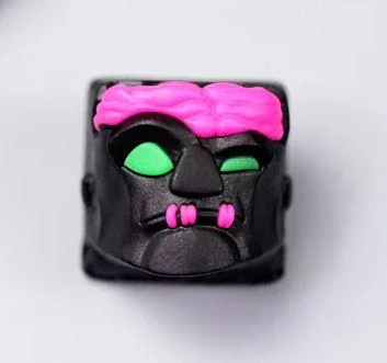 Hot Keys Project HKP Deadhead Pink Brain Artisan Keycap - Image 2