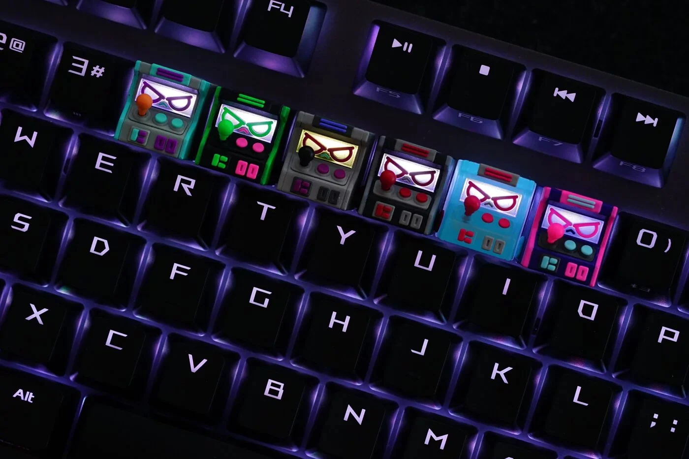 Hot Keys Project HKP Error Angry Laser Artisan Keycap - Image 4