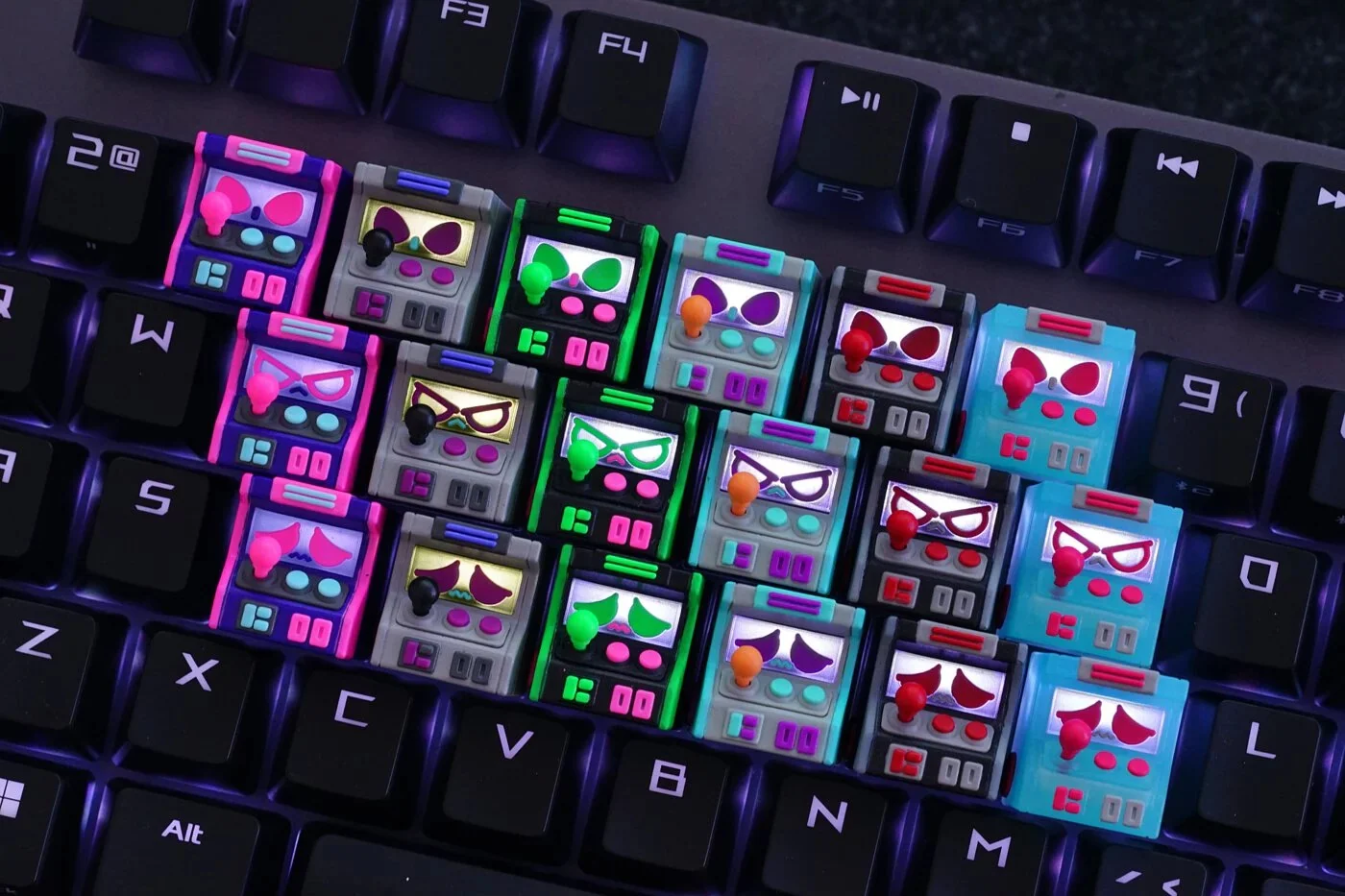 Hot Keys Project HKP Error Sad Laser Artisan Keycap - Image 4