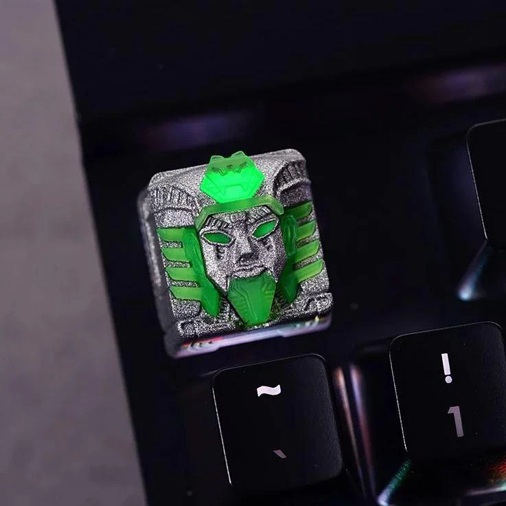 Hot Keys Project HKP Pharaoh Silver Artisan Keycap