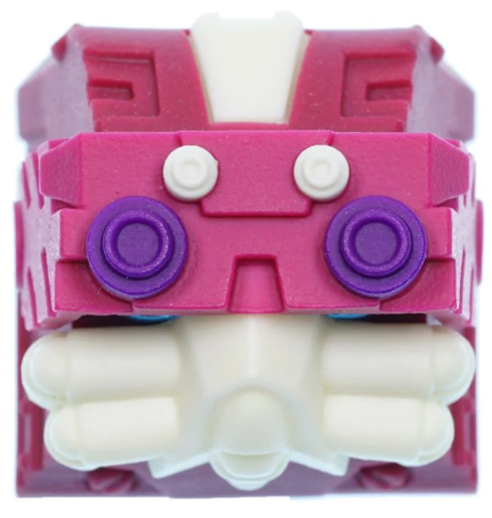 Hot Keys Project HKP Raven Purple / White Artisan Keycap
