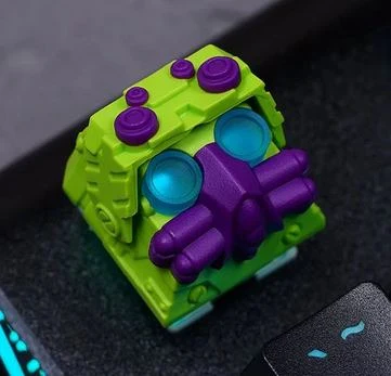 Hot Keys Project HKP Raven Wild Frog Artisan Keycap - Image 2