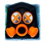 Hot Keys Project HKP Specter Crosseyes Black Orange Artisan Keycap