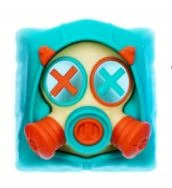 Hot Keys Project HKP Specter Crosseyes Teal Orange Artisan Keycap