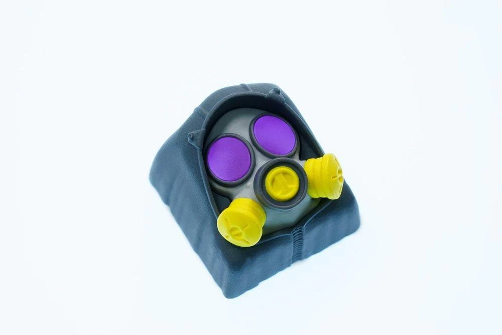 Hot Keys Project HKP Specter Grey / Yellow Artisan Keycap
