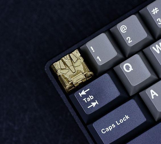 Hot Keys Project HKP Tank Gold Bronze Artisan Keycap