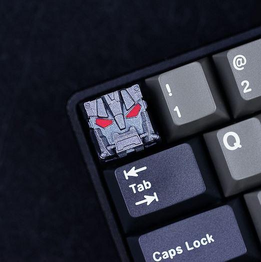 Hot Keys Project HKP Tank Silver Stone Artisan Keycap