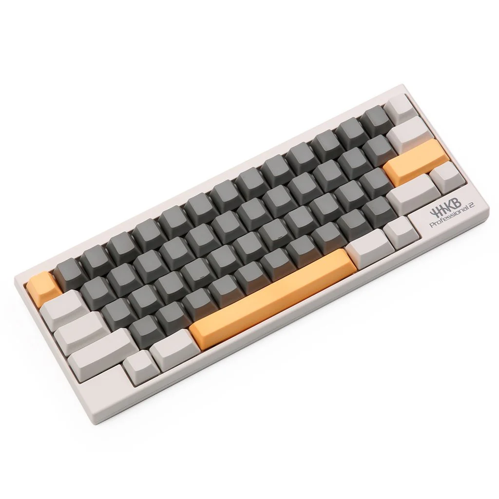 KBDFans Blank Grey and White 63 Key SS2 Profile PBT Topre Keycap Set - Image 2