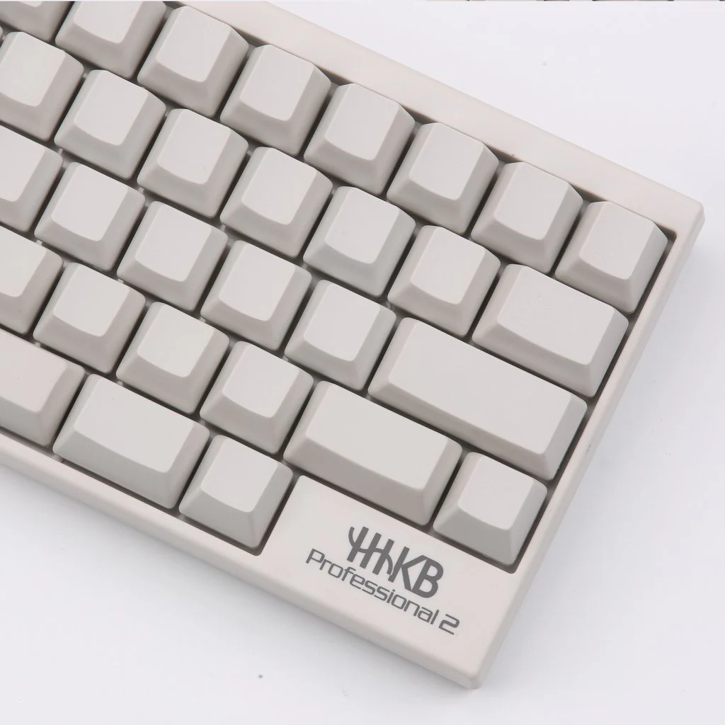KBDFans Blank White 60 Key OEM Profile PBT Topre Keycap Set - Image 2