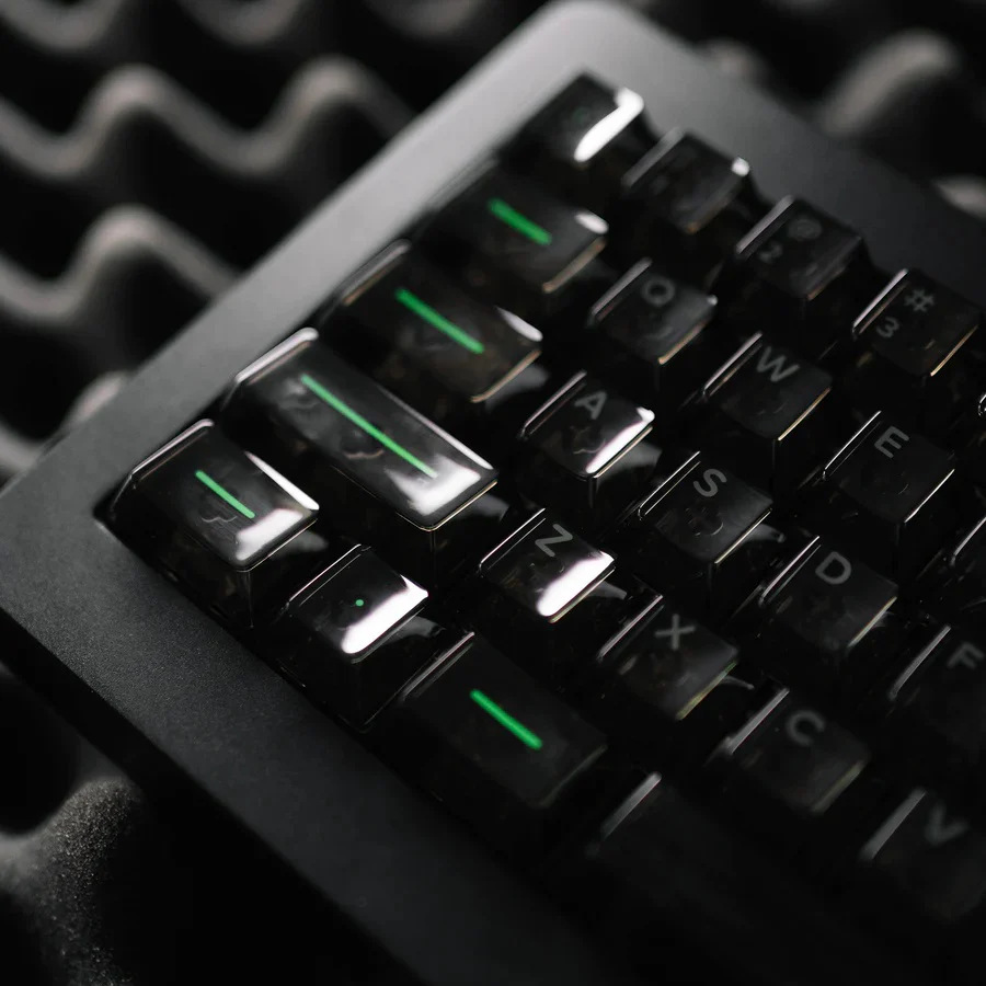 KBDFans Clear Scanner Translucent 157 Key Cherry Profile Polycarbonate Keycap Set - Image 5