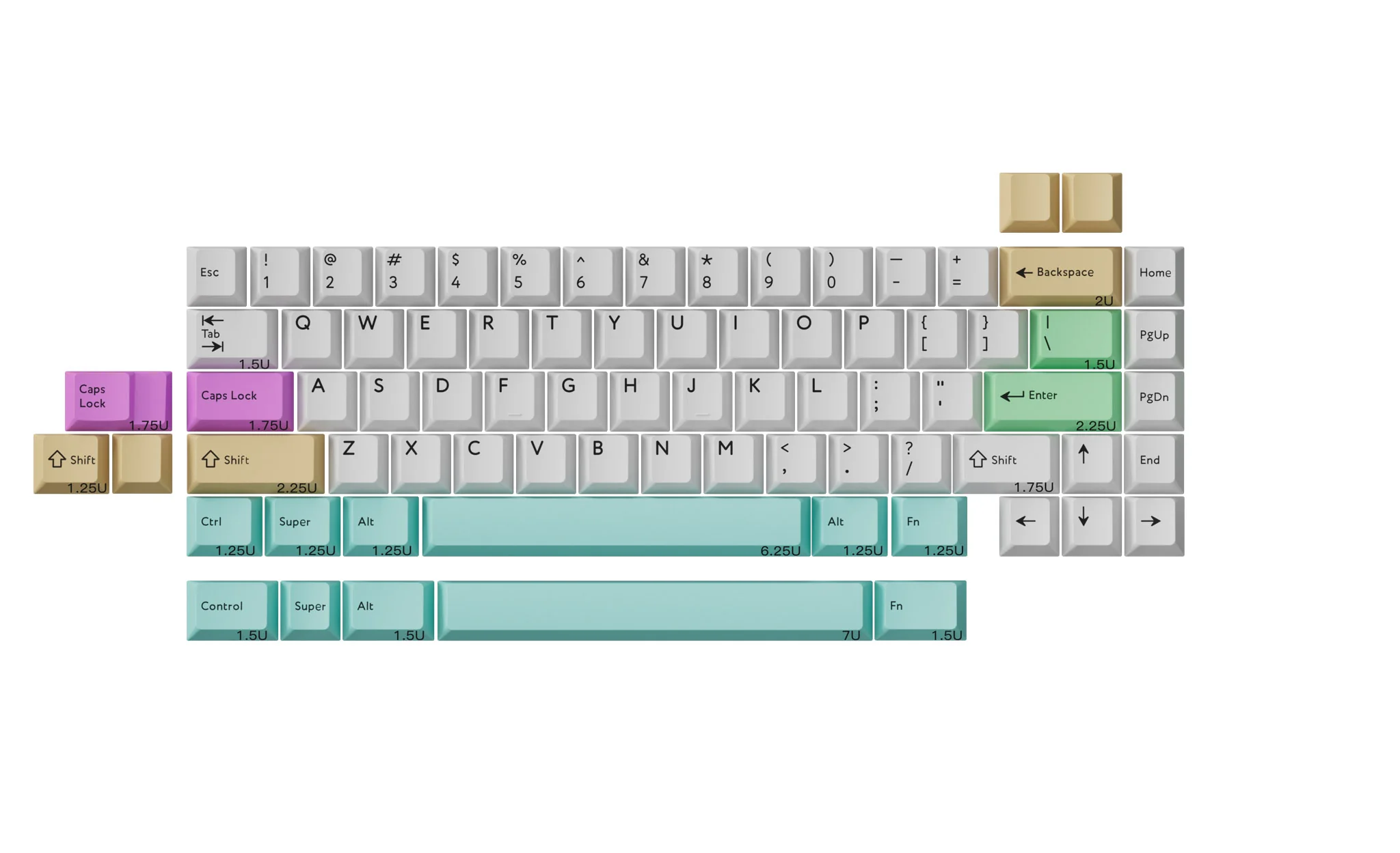 KBDFans Dusk 67 Wood Barebones Keyboard DIY Kit - Image 14