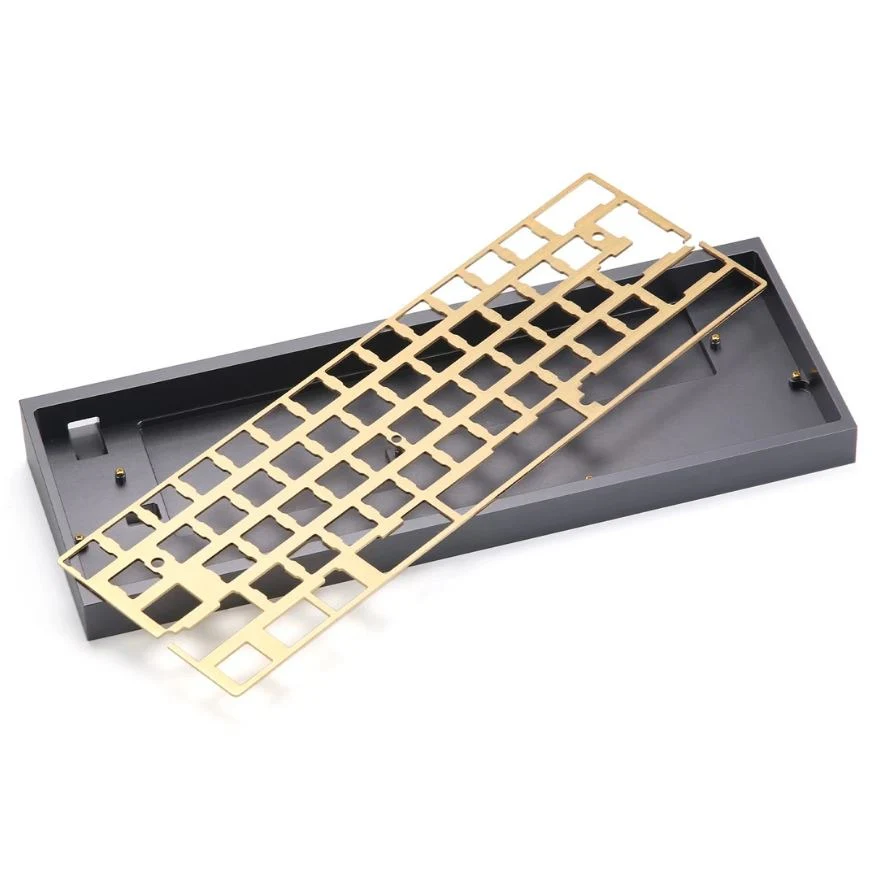 KBDFans DZ60 CNC Brass Plate- 2u Left Shift - Image 2