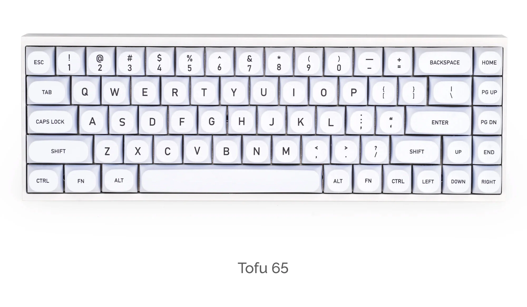 KBDFans MA White CAT 141 Key MA Profile Dye Sub PBT Keycap Set - Image 6