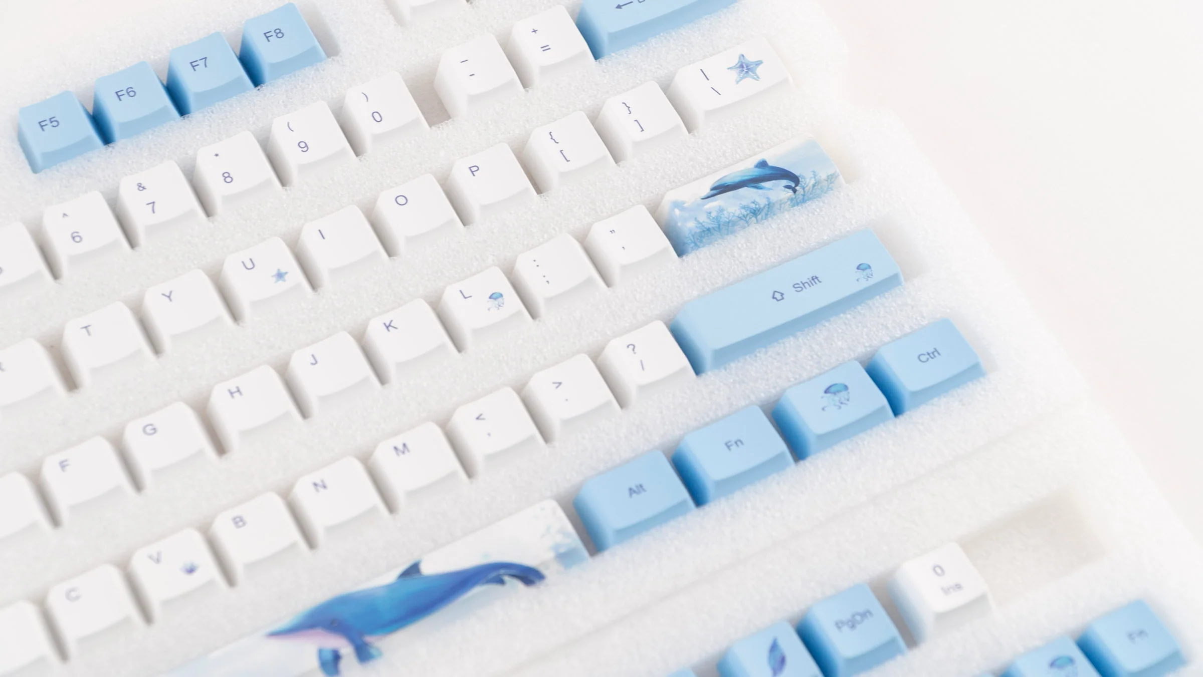 KBParadise Dolphin 113 Key OEM Profile Dye Sub PBT Keycap Set - Image 4