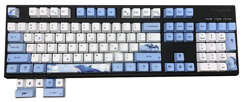 KBParadise Dolphin 113 Key OEM Profile Dye Sub PBT Keycap Set - Image 6