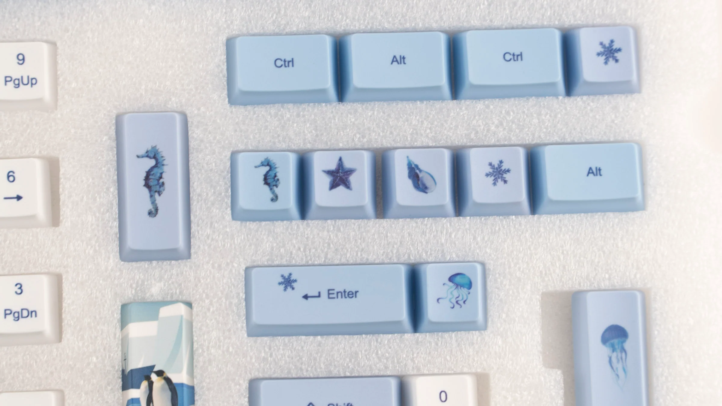 KBParadise Penguin 113 Key OEM Profile Dye Sub PBT Keycap Set - Image 3