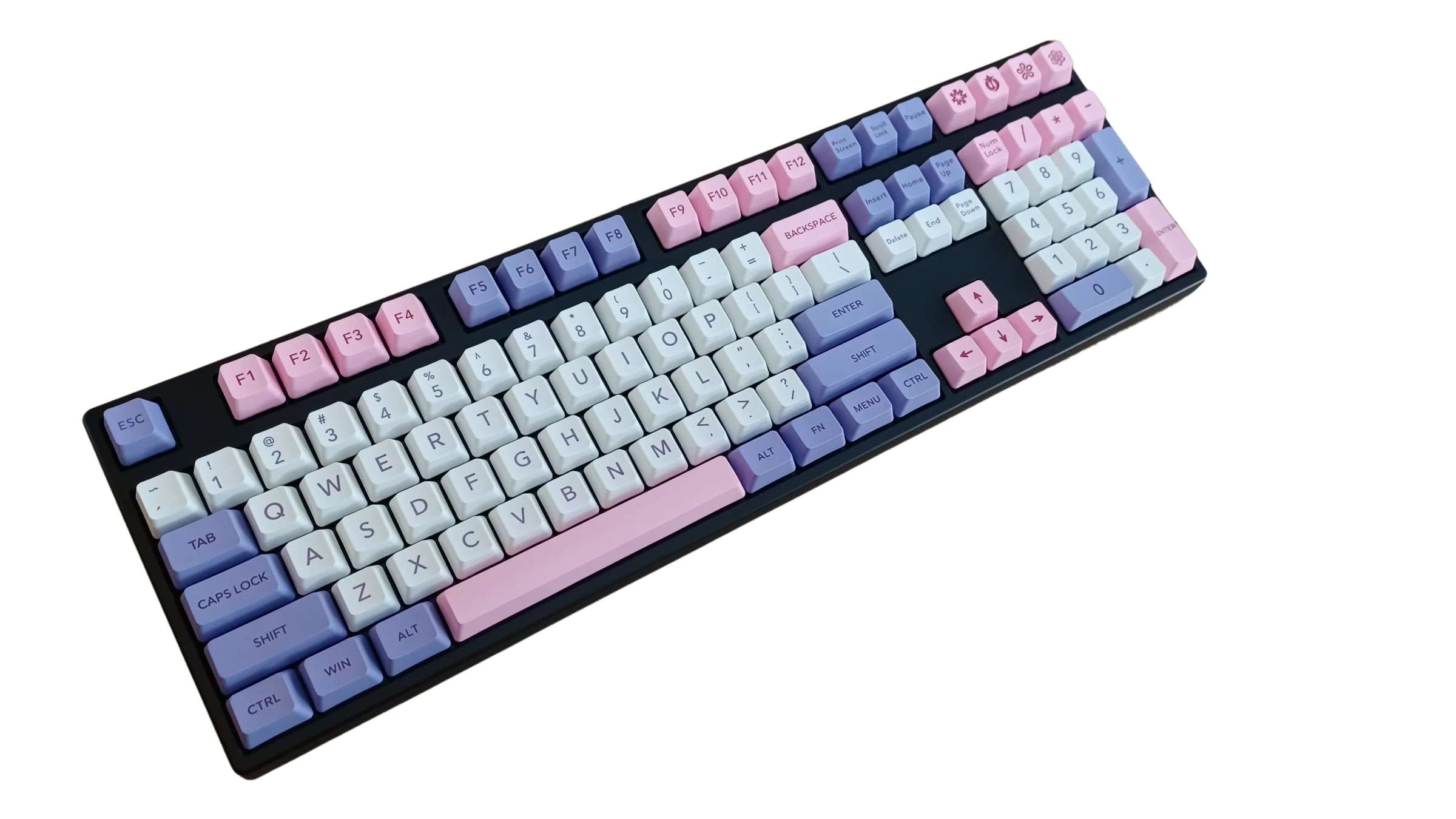 KBParadise Lilac 108 Key OEM Profile Double Shot PBT Keycap Set - Image 2