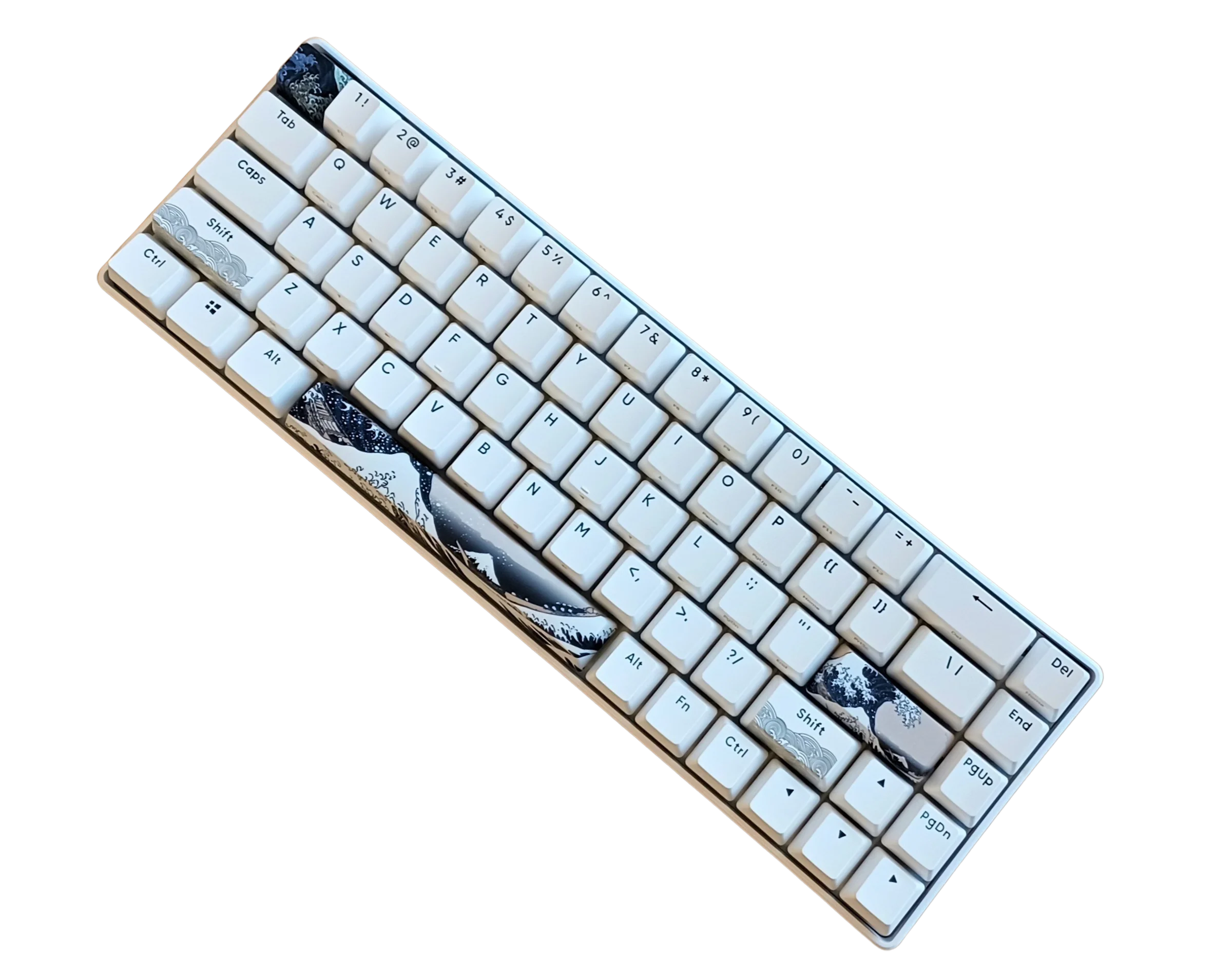 KBParadise V65 Great Wave 65% Hotswap RGB Double Shot PBT Mechanical Keyboard - Image 7