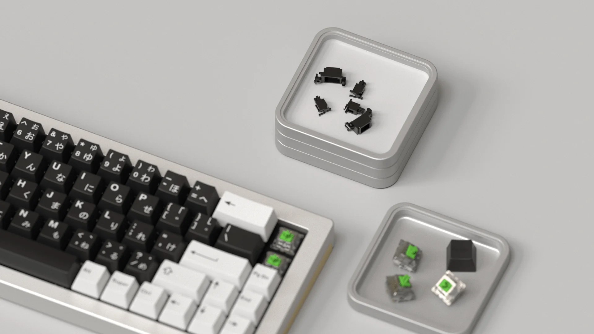 Keebwerk Stackable Aluminum Tray and Inserts - Image 2