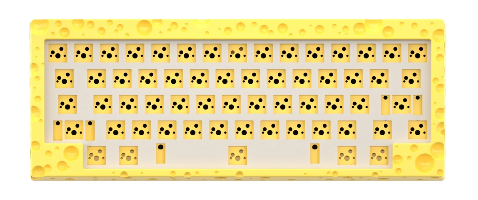 Keebwerk Swiss Cheeseboard Barebones DIY Keyboard Kit - Image 4