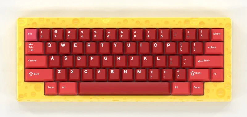 Keebwerk Swiss Cheeseboard Barebones DIY Keyboard Kit - Image 6