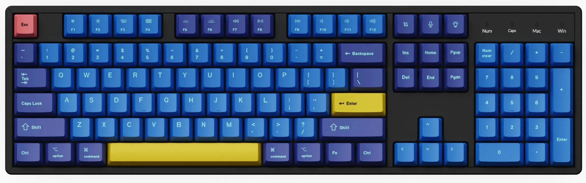 Keychron Beach 133 Key OEM Profile Dye Sub PBT Keycap Set - Image 3
