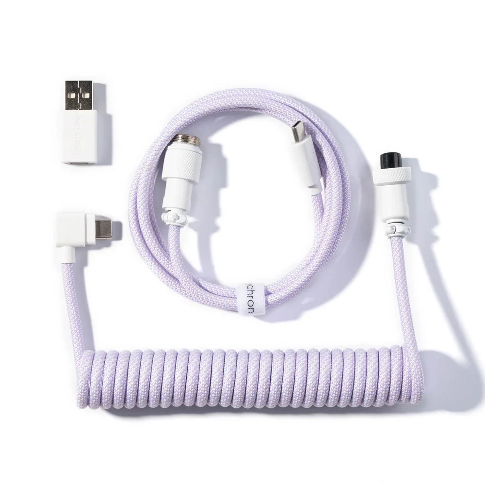 Keychron Coiled Aviator Cable Angled Connection - Image 9