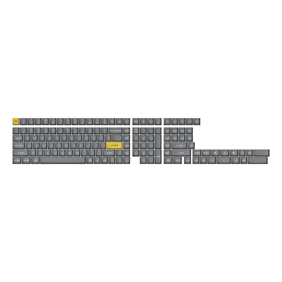 Keychron Dark Grey 141 Key OSA Profile Double Shot PBT Keycap Set