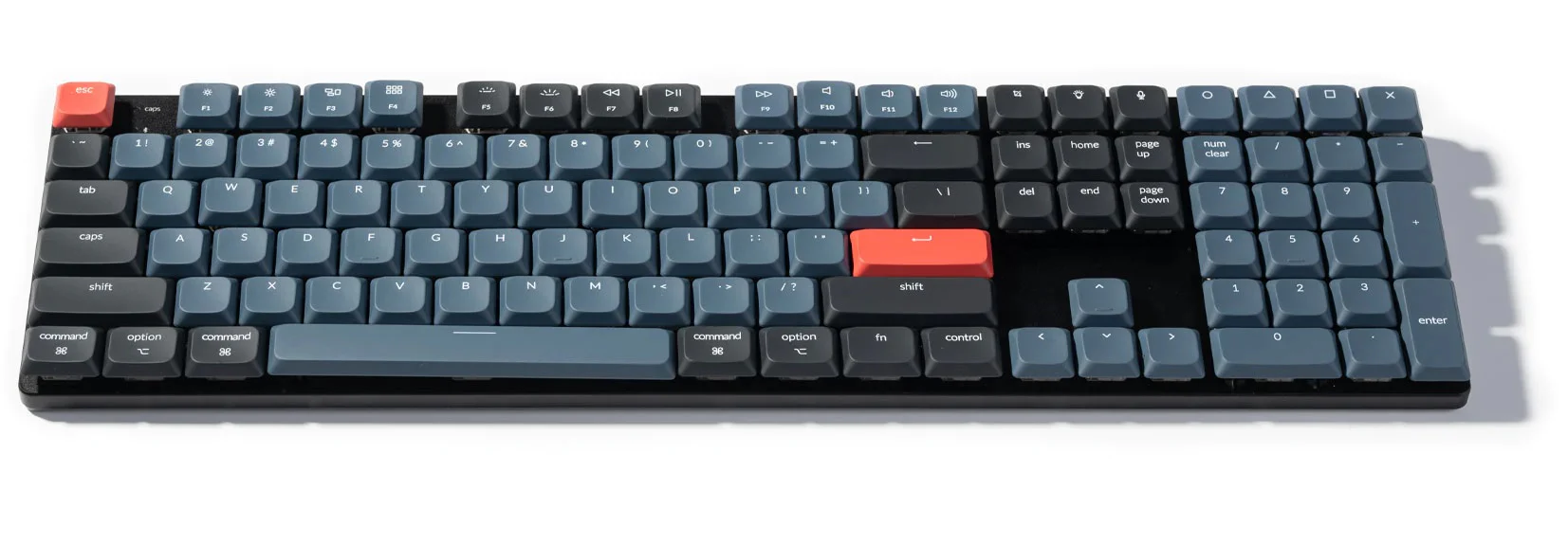 Keychron Grey / Black 119 Key LSA Profile ABS Keycap Set - Image 2