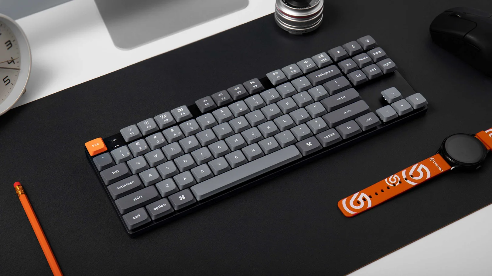 Keychron K1 Max Black Aluminum TKL Hotswap Wireless RGB Low Profile Keyboard - Image 4