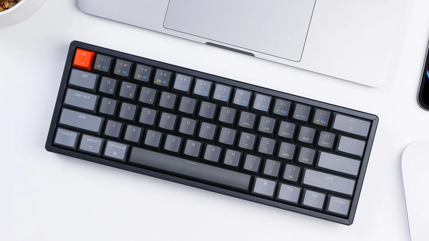 Keychron K12 60% Hotswap RGB Bluetooth Laser Etched Win + Mac ABS Mechanical Keyboard - Image 3